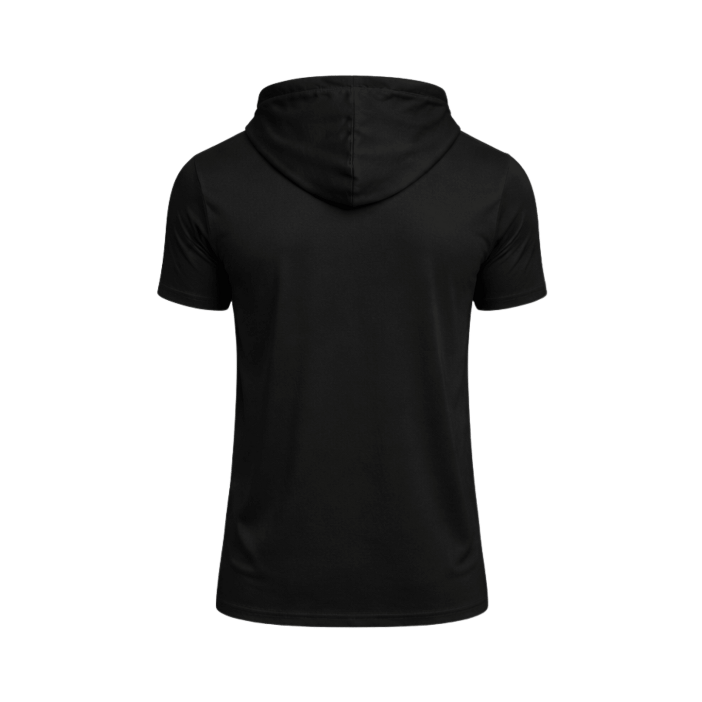 Custom Short Sleeve Performance Hoodie T-Shirt – 1 or 2 Logo Options - MAD Merch USA