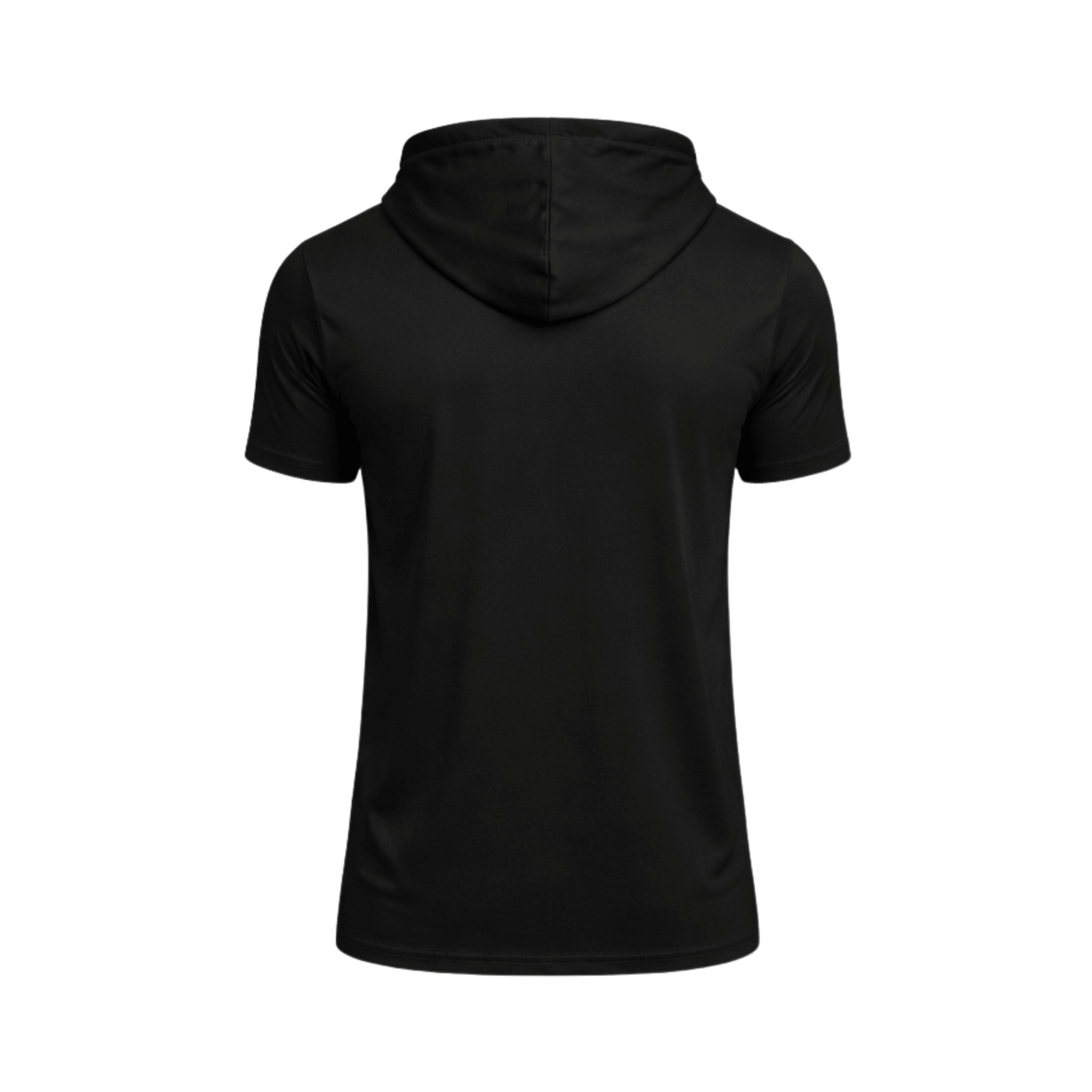 Custom Short Sleeve Performance Hoodie T-Shirt – 1 or 2 Logo Options - MAD Merch USA
