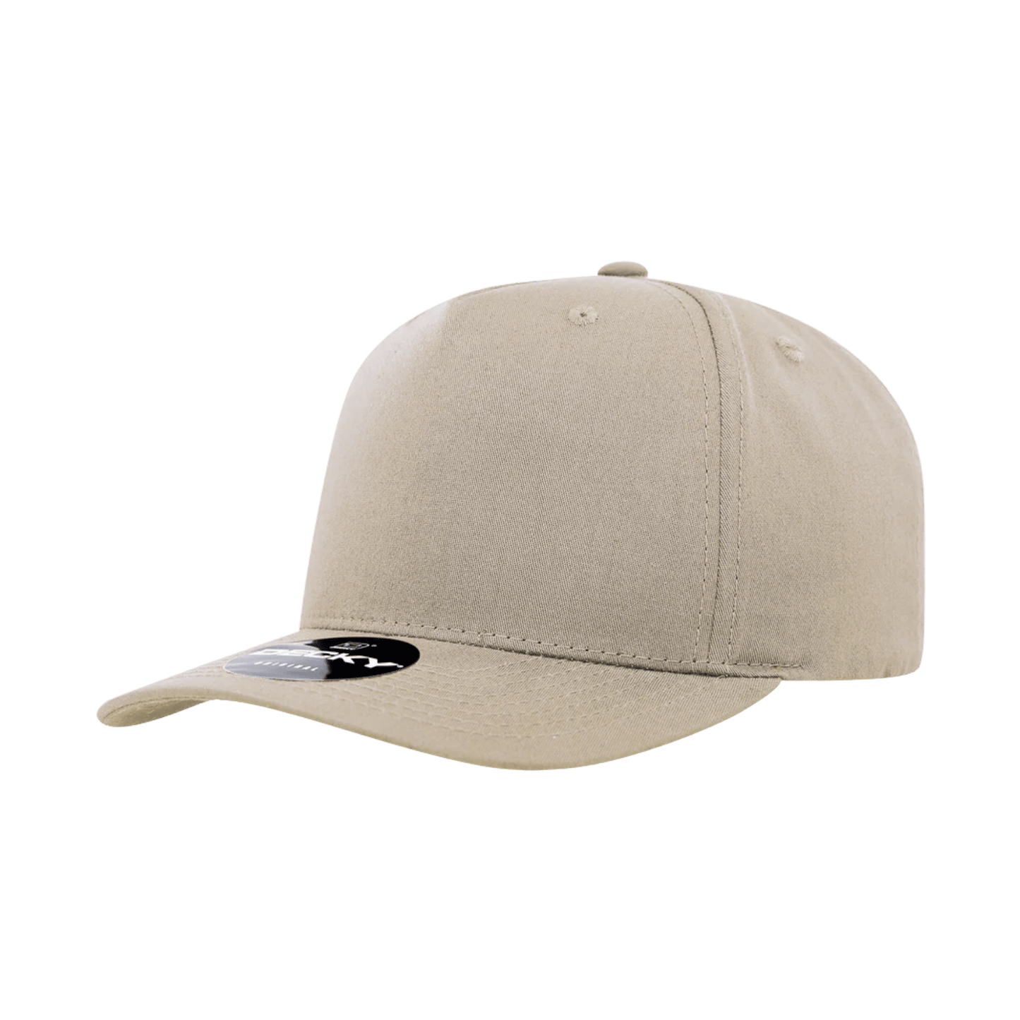 Custom Solid 5 Panel Hat | Add Your Logo | DTF or Raised Rubber Print | Snapback Cap for Businesses & Teams - MAD Merch USA
