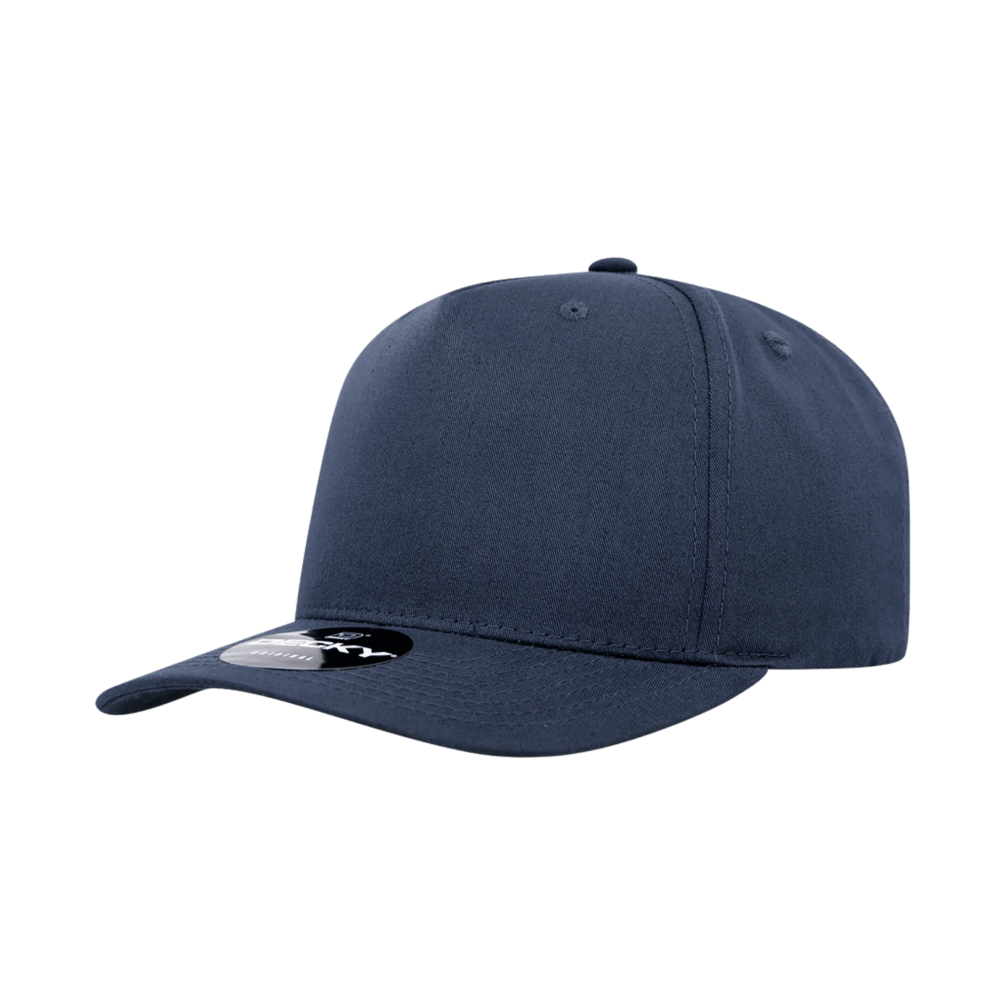 Custom Solid 5 Panel Hat | Add Your Logo | DTF or Raised Rubber Print | Snapback Cap for Businesses & Teams - MAD Merch USA