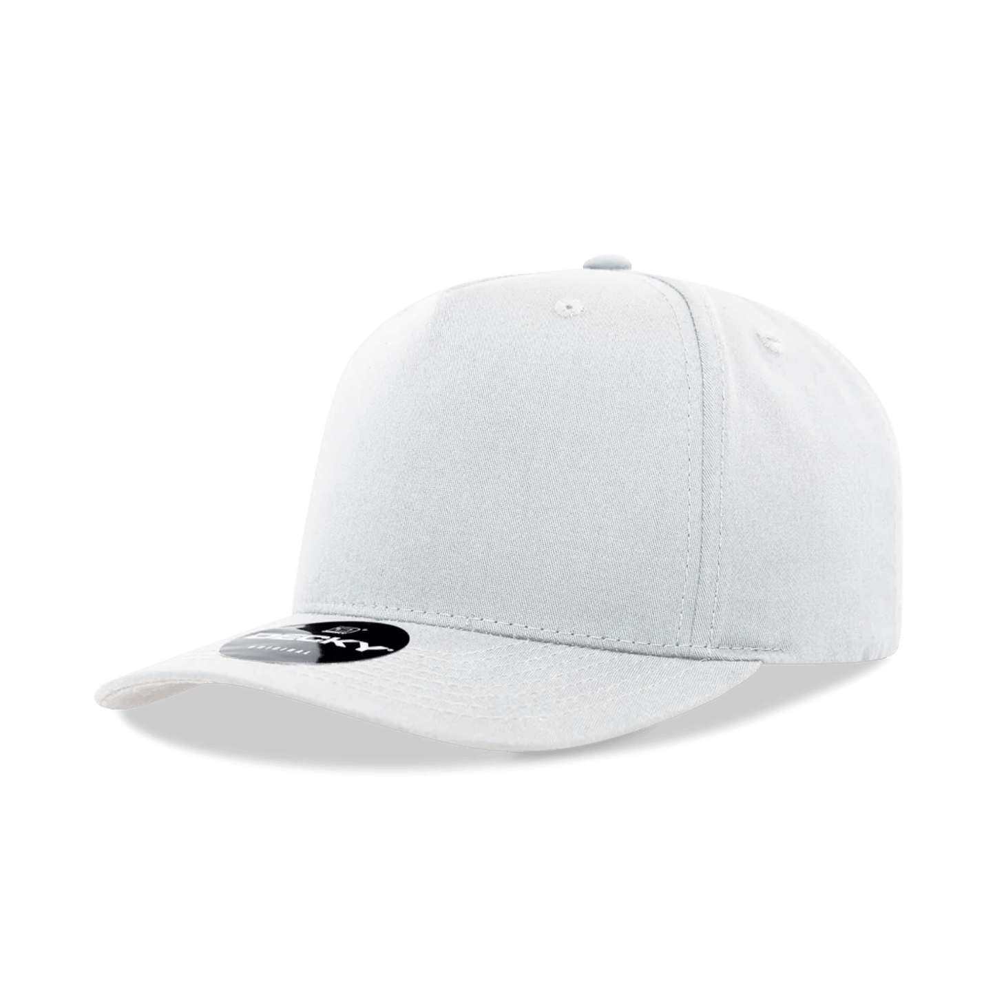 Custom Solid 5 Panel Hat | Add Your Logo | DTF or Raised Rubber Print | Snapback Cap for Businesses & Teams - MAD Merch USA