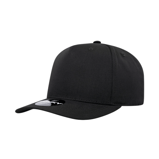 Custom Solid 5 Panel Hat | Add Your Logo | DTF or Raised Rubber Print | Snapback Cap for Businesses & Teams - MAD Merch USA