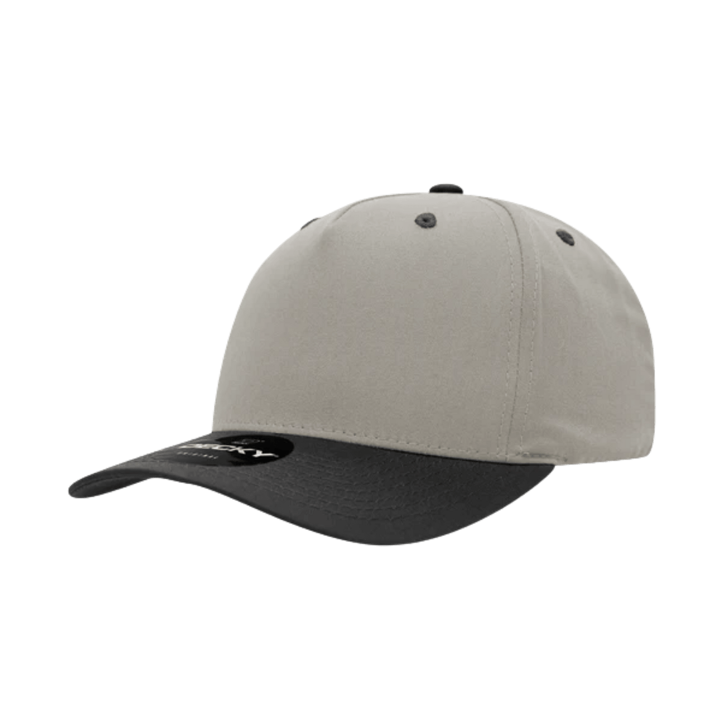 Custom Stone 2 - Tone 5 Panel Hat with Logo | Vintage Snapback | DTF or Raised Rubber Print - MAD Merch USA