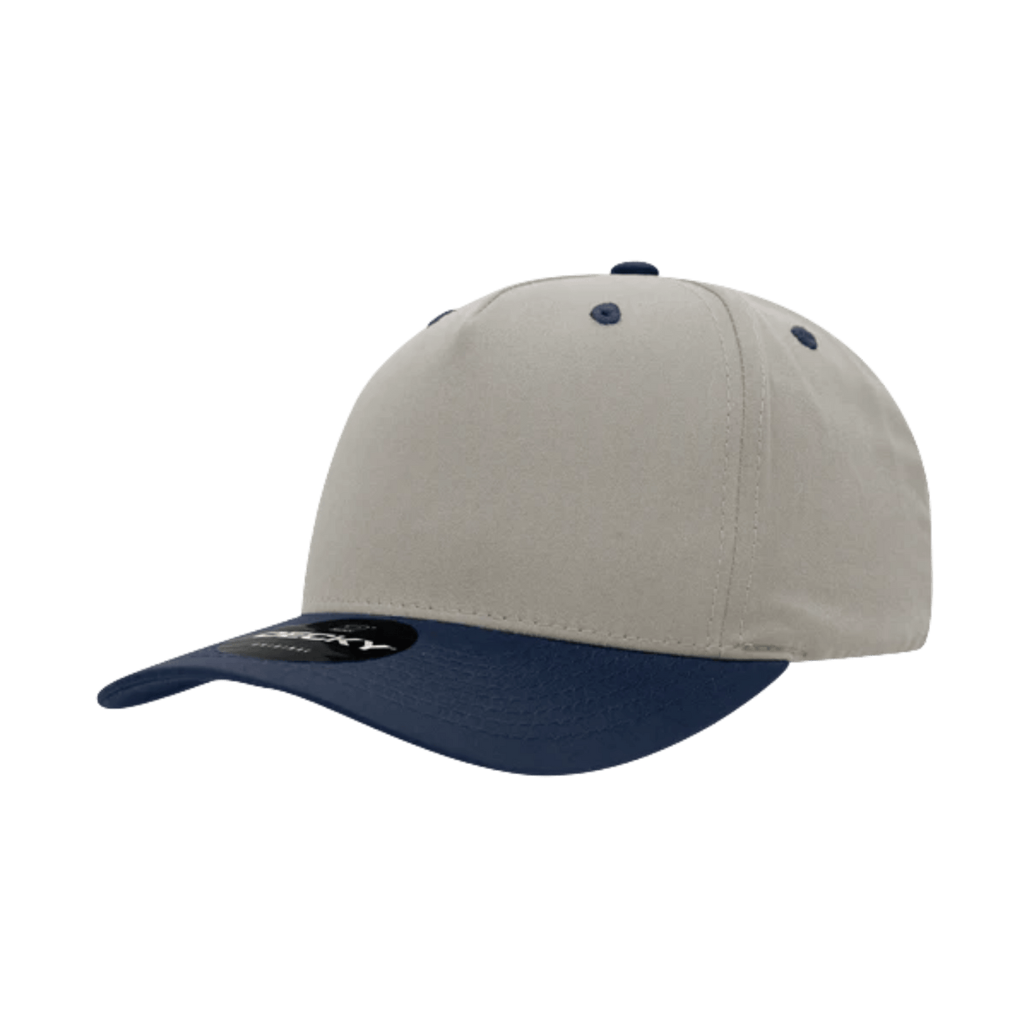 Custom Stone 2 - Tone 5 Panel Hat with Logo | Vintage Snapback | DTF or Raised Rubber Print - MAD Merch USA
