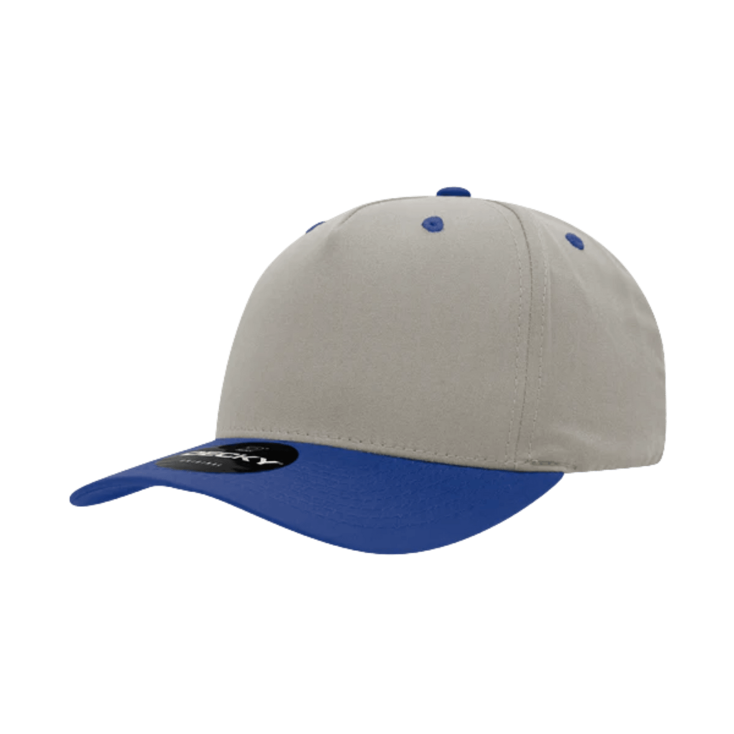 Custom Stone 2 - Tone 5 Panel Hat with Logo | Vintage Snapback | DTF or Raised Rubber Print - MAD Merch USA
