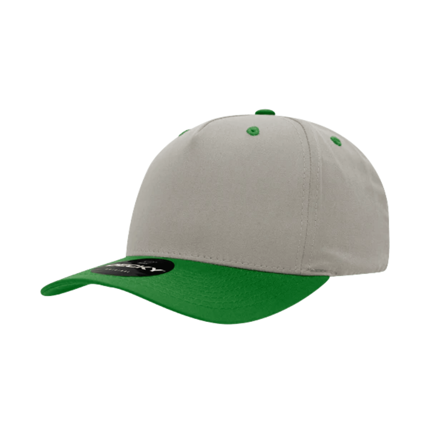 Custom Stone 2 - Tone 5 Panel Hat with Logo | Vintage Snapback | DTF or Raised Rubber Print - MAD Merch USA