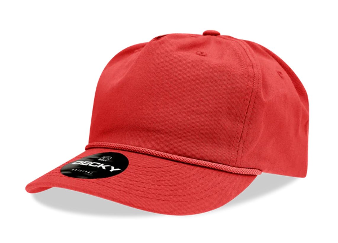 Decky - 252 Classic 5-Panel Golf Cap with Rope - MAD Merch USA