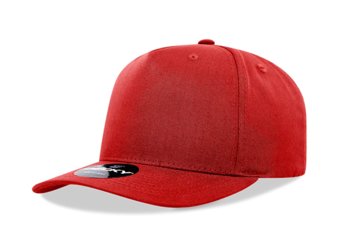 Decky - 6024 - 5 Panel Mid Profile, Structured Cotton/Poly Blend Cap - MAD Merch USA
