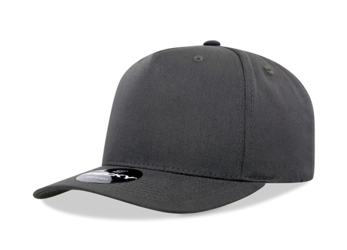 Decky - 6024 - 5 Panel Mid Profile, Structured Cotton/Poly Blend Cap - MAD Merch USA
