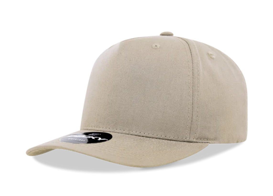 Decky - 6024 - 5 Panel Mid Profile, Structured Cotton/Poly Blend Cap - MAD Merch USA
