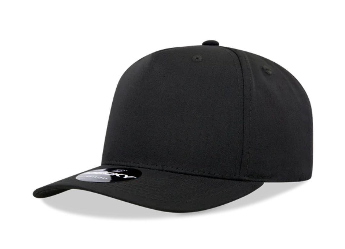 Decky - 6024 - 5 Panel Mid Profile, Structured Cotton/Poly Blend Cap - MAD Merch USA