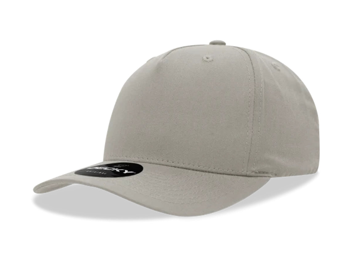 Decky - 6024 - 5 Panel Mid Profile, Structured Cotton/Poly Blend Cap - MAD Merch USA