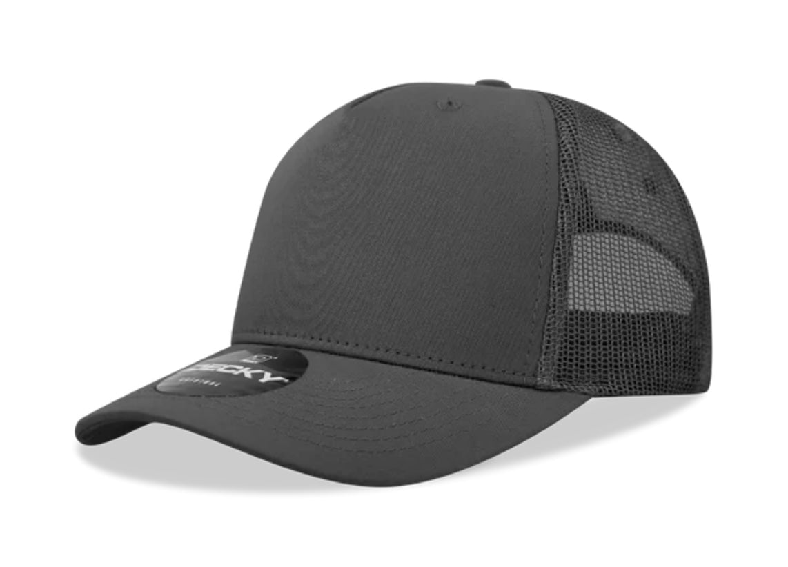 Decky - 6030 - Classic, 5-Panel Retro Trucker Cap - MAD Merch USA