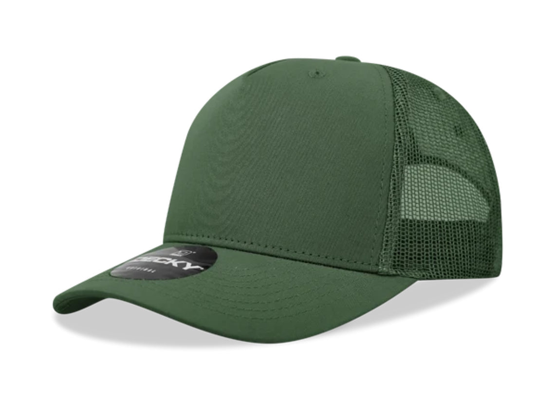Decky - 6030 - Classic, 5-Panel Retro Trucker Cap - MAD Merch USA
