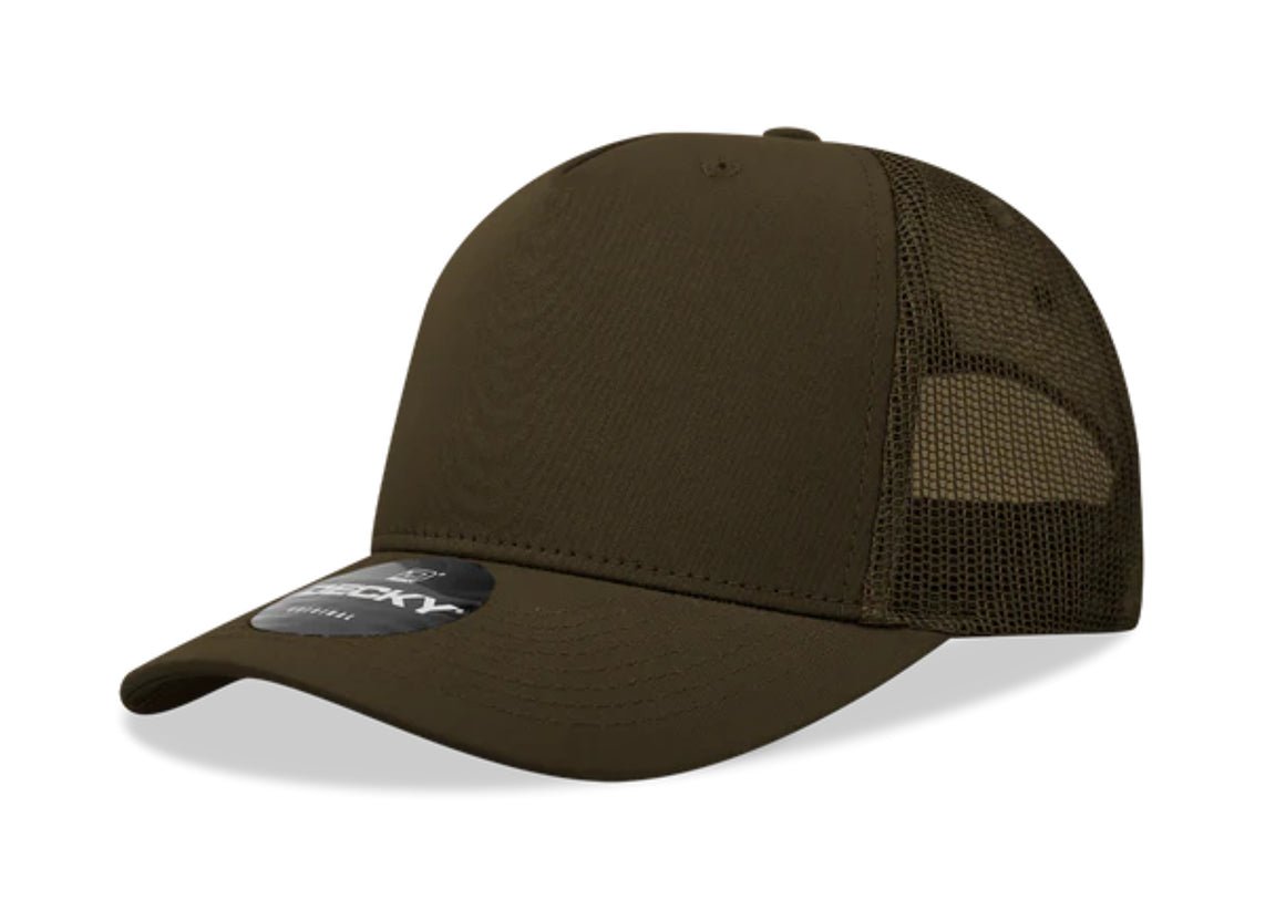 Decky - 6030 - Classic, 5-Panel Retro Trucker Cap - MAD Merch USA