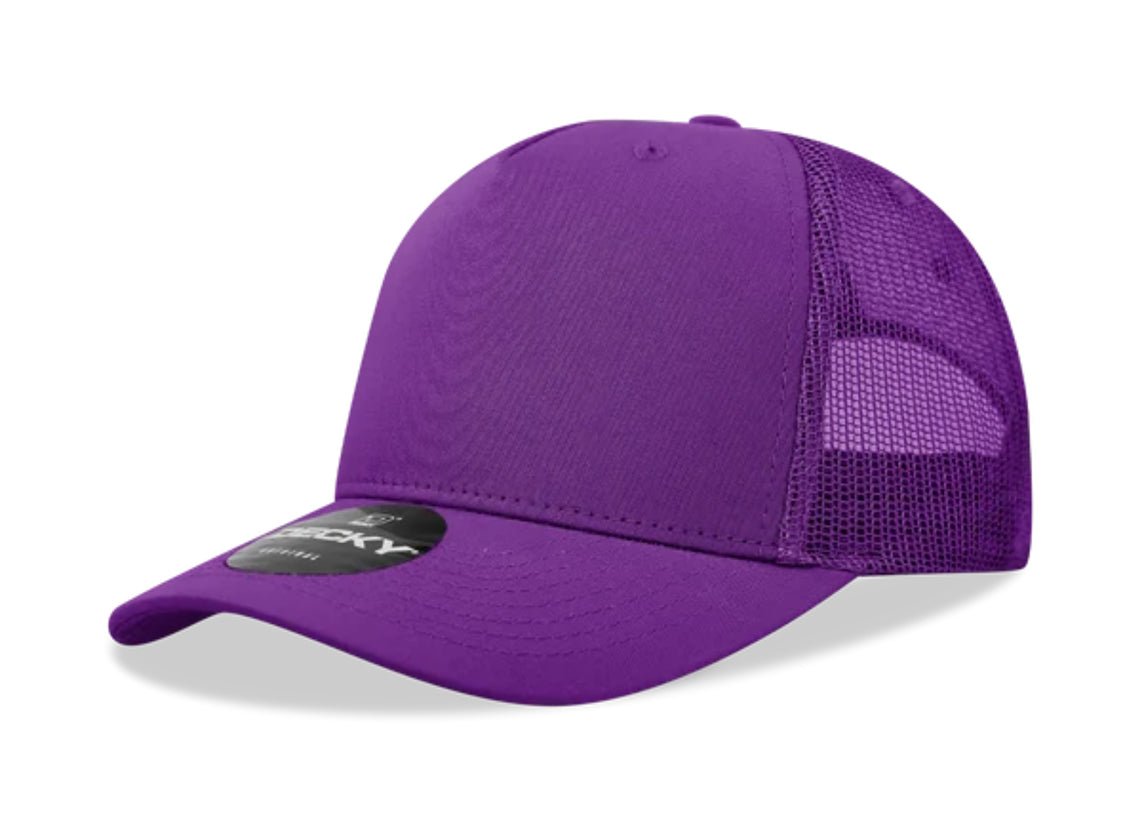 Decky - 6030 - Classic, 5-Panel Retro Trucker Cap - MAD Merch USA