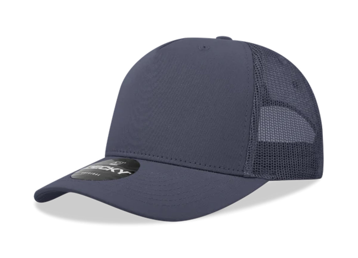 Decky - 6030 - Classic, 5-Panel Retro Trucker Cap - MAD Merch USA