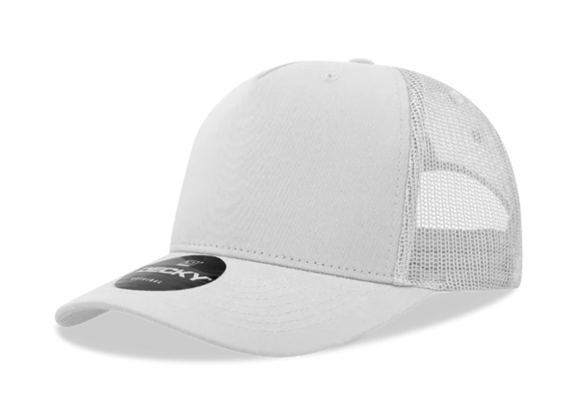 Decky - 6030 - Classic, 5-Panel Retro Trucker Cap - MAD Merch USA