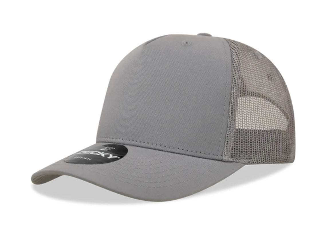Decky - 6030 - Classic, 5-Panel Retro Trucker Cap - MAD Merch USA