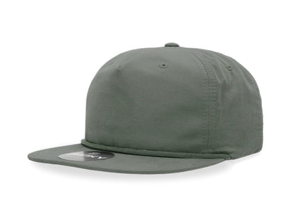 Decky - 6032 Classic Rope Cap, 5 Panel Flat Bill Hat, Snapback - MAD Merch USA