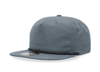 Decky - 6032 Classic Rope Cap, 5 Panel Flat Bill Hat, Snapback - MAD Merch USA