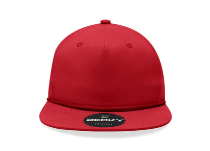 Decky - 6032 Classic Rope Cap, 5 Panel Flat Bill Hat, Snapback - MAD Merch USA