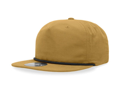 Decky - 6032 Classic Rope Cap, 5 Panel Flat Bill Hat, Snapback - MAD Merch USA