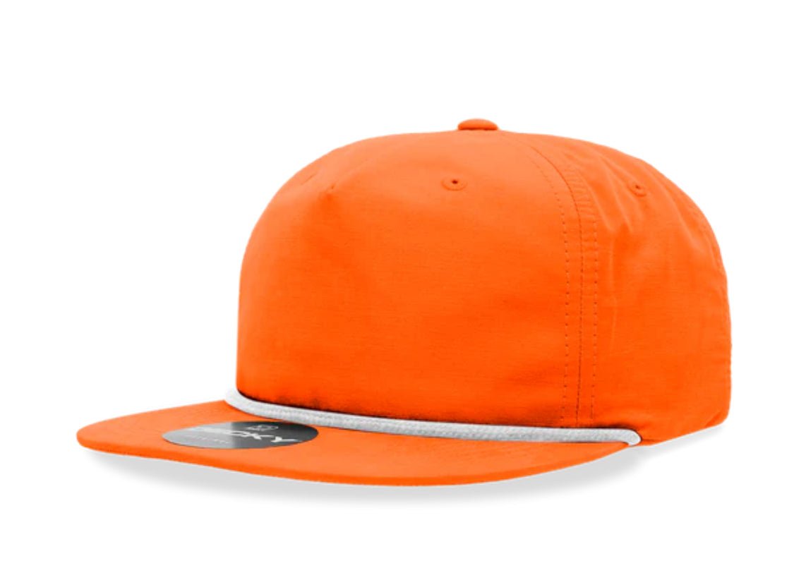 Decky - 6032 Classic Rope Cap, 5 Panel Flat Bill Hat, Snapback - MAD Merch USA