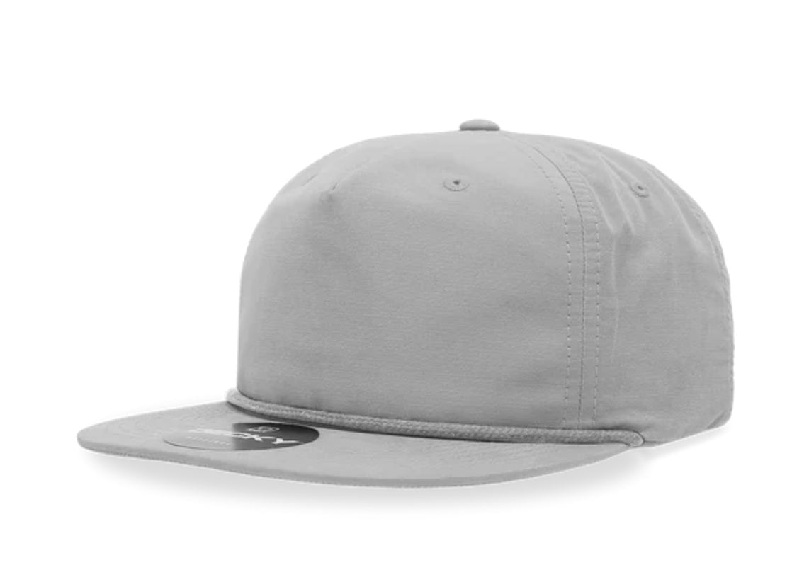 Decky - 6032 Classic Rope Cap, 5 Panel Flat Bill Hat, Snapback - MAD Merch USA