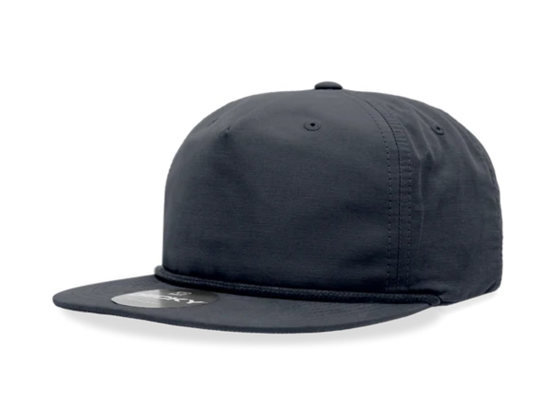 Decky - 6032 Classic Rope Cap, 5 Panel Flat Bill Hat, Snapback - MAD Merch USA