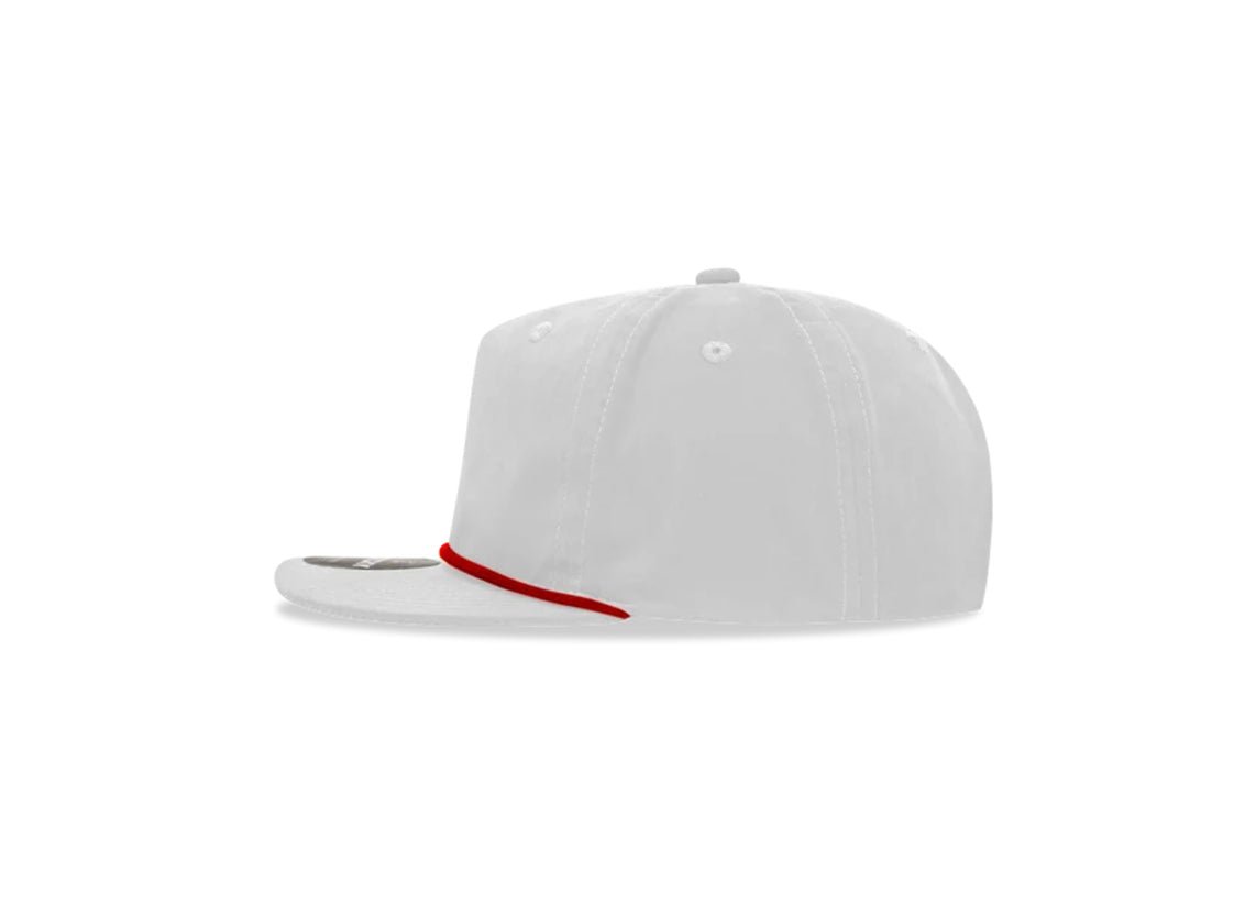 Decky - 6032 Classic Rope Cap, 5 Panel Flat Bill Hat, Snapback - MAD Merch USA