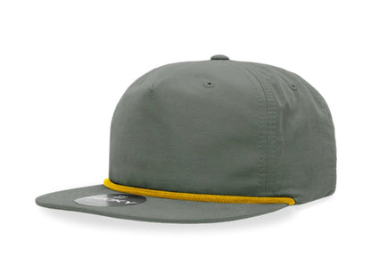 Decky - 6032 Classic Rope Cap, 5 Panel Flat Bill Hat, Snapback - MAD Merch USA