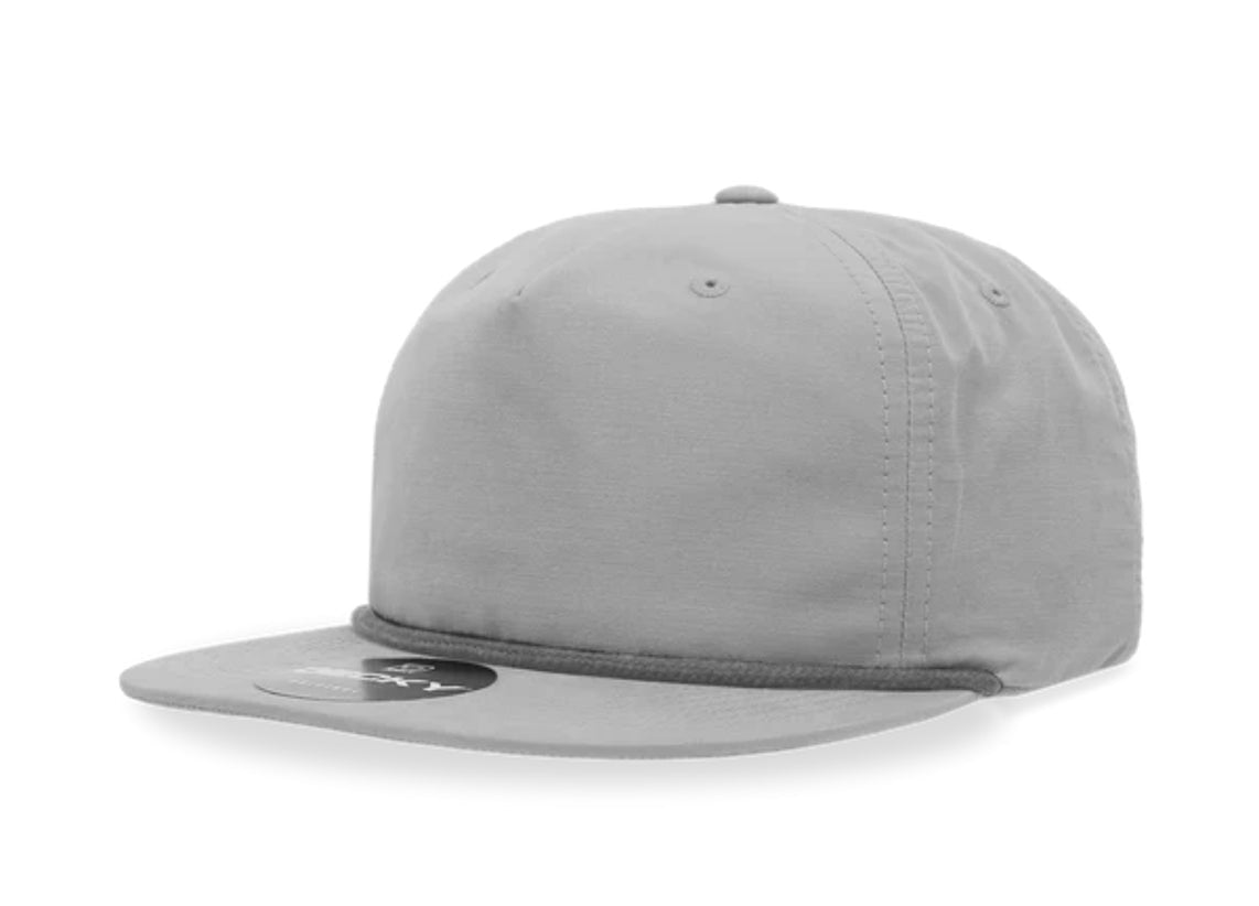 Decky - 6032 Classic Rope Cap, 5 Panel Flat Bill Hat, Snapback - MAD Merch USA