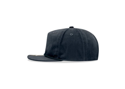 Decky - 6032 Classic Rope Cap, 5 Panel Flat Bill Hat, Snapback - MAD Merch USA