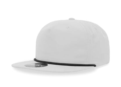 Decky - 6032 Classic Rope Cap, 5 Panel Flat Bill Hat, Snapback - MAD Merch USA