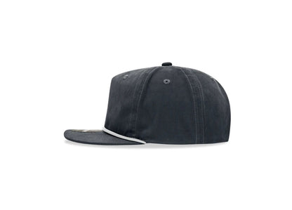 Decky - 6032 Classic Rope Cap, 5 Panel Flat Bill Hat, Snapback - MAD Merch USA