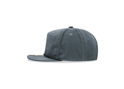 Decky - 6032 Classic Rope Cap, 5 Panel Flat Bill Hat, Snapback - MAD Merch USA