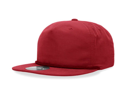 Decky - 6032 Classic Rope Cap, 5 Panel Flat Bill Hat, Snapback - MAD Merch USA