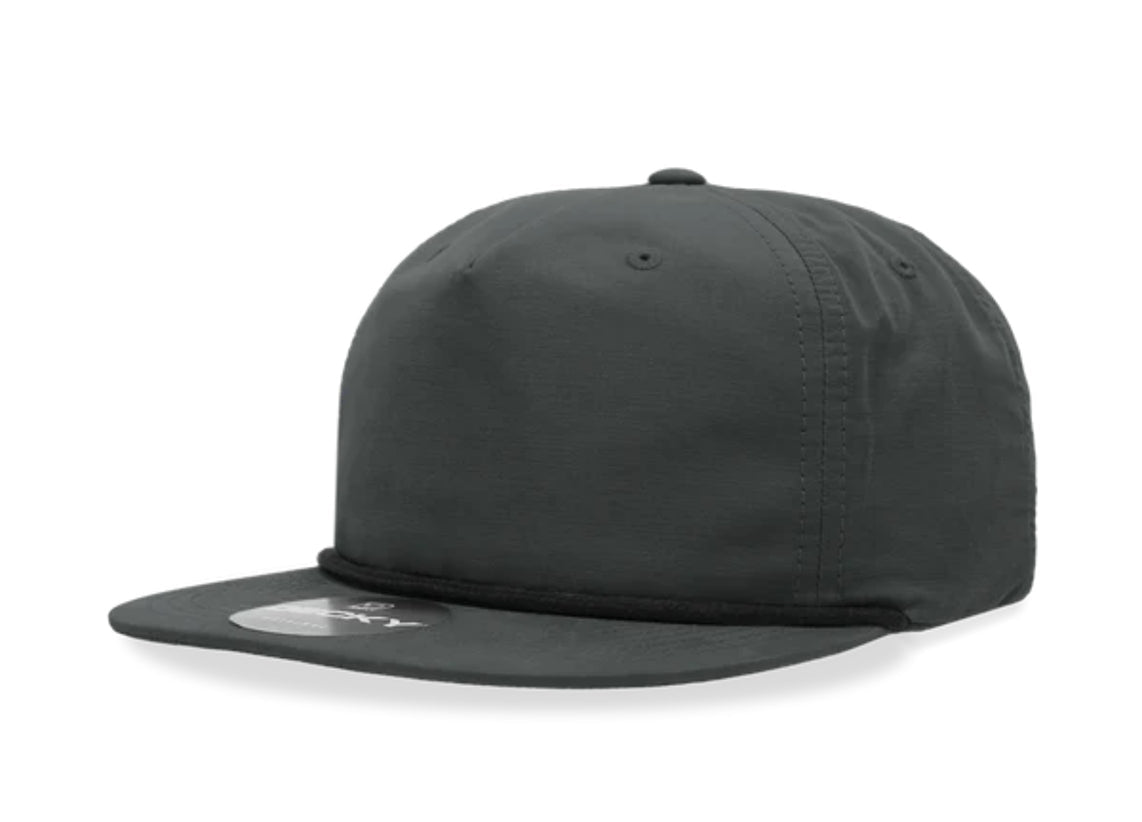 Decky - 6032 Classic Rope Cap, 5 Panel Flat Bill Hat, Snapback - MAD Merch USA