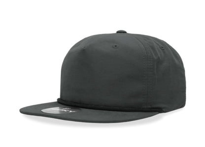Decky - 6032 Classic Rope Cap, 5 Panel Flat Bill Hat, Snapback - MAD Merch USA