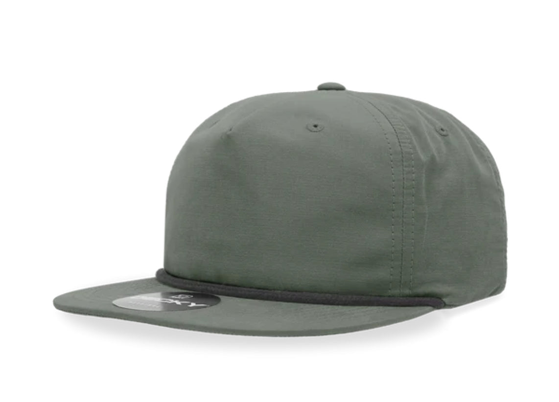 Decky - 6032 Classic Rope Cap, 5 Panel Flat Bill Hat, Snapback - MAD Merch USA