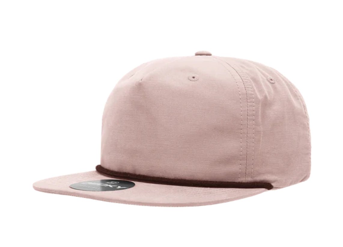 Decky - 6032 Classic Rope Cap, 5 Panel Flat Bill Hat, Snapback - MAD Merch USA