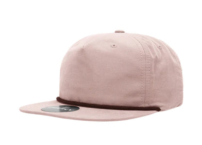 Decky - 6032 Classic Rope Cap, 5 Panel Flat Bill Hat, Snapback - MAD Merch USA