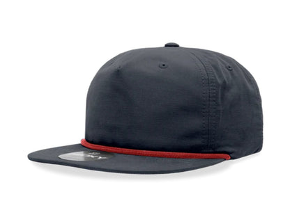 Decky - 6032 Classic Rope Cap, 5 Panel Flat Bill Hat, Snapback - MAD Merch USA