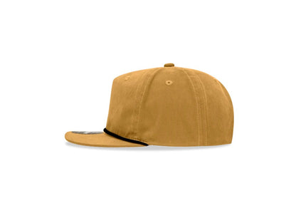 Decky - 6032 Classic Rope Cap, 5 Panel Flat Bill Hat, Snapback - MAD Merch USA