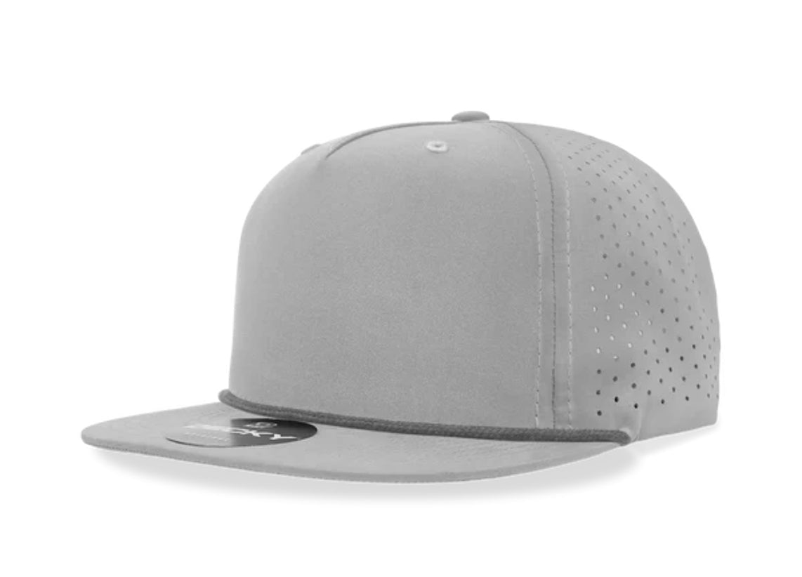 Decky - 6226 5 Panel High Profile Relaxed Perforated Performance Rope Hat - MAD Merch USA