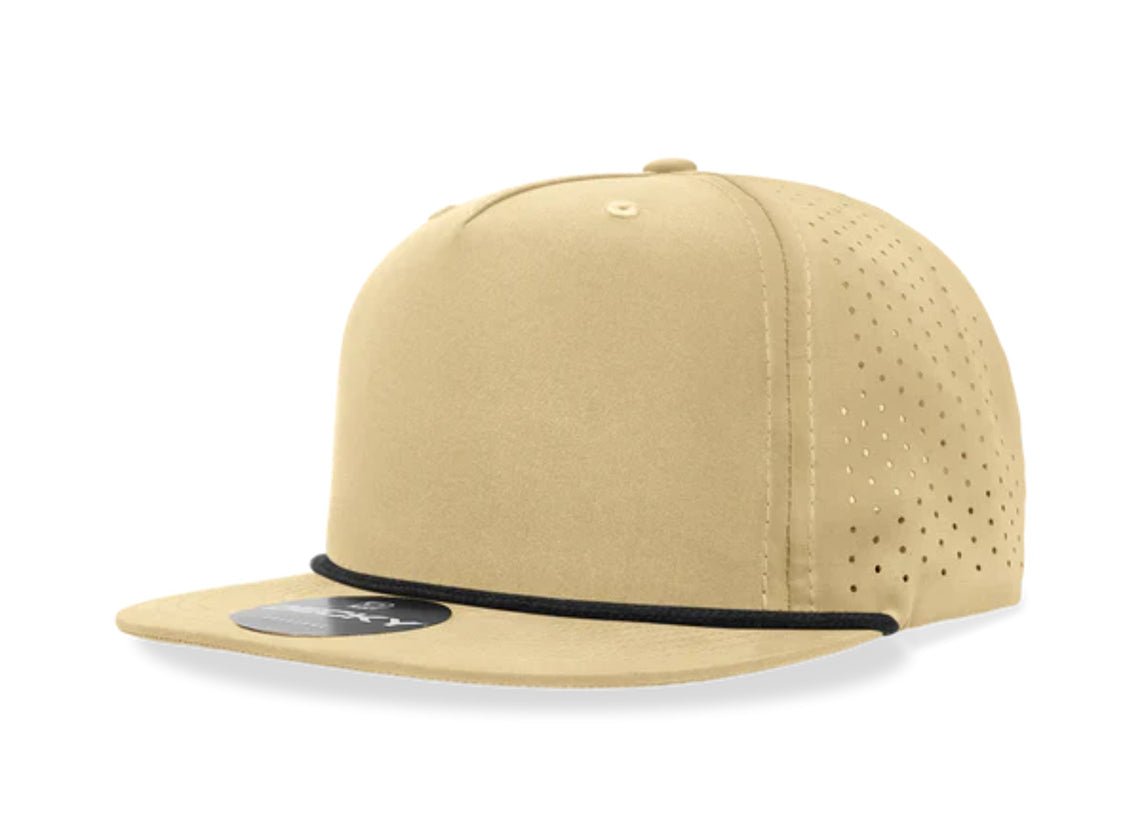 Decky - 6226 5 Panel High Profile Relaxed Perforated Performance Rope Hat - MAD Merch USA