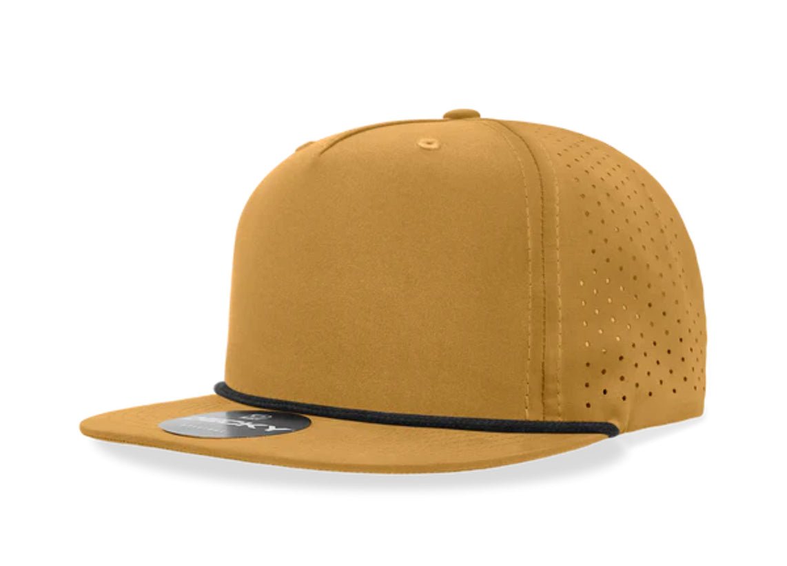 Decky - 6226 5 Panel High Profile Relaxed Perforated Performance Rope Hat - MAD Merch USA