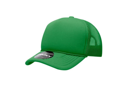 Decky -7010 - Youth 5 Panel Mid Profile Structured Foam Trucker, Kids Foam Trucker Hat, Mesh Back - MAD Merch USA