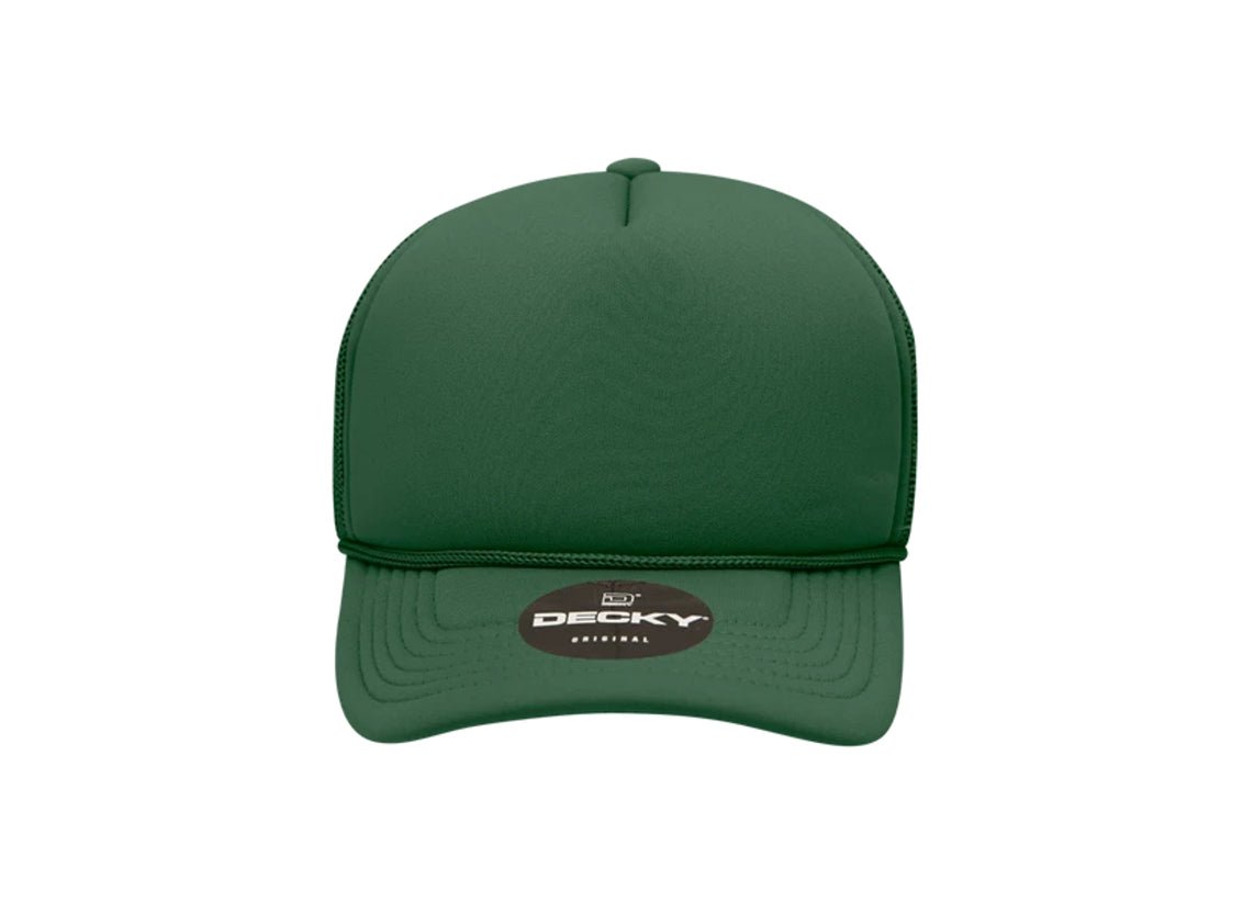Decky -7010 - Youth 5 Panel Mid Profile Structured Foam Trucker, Kids Foam Trucker Hat, Mesh Back - MAD Merch USA